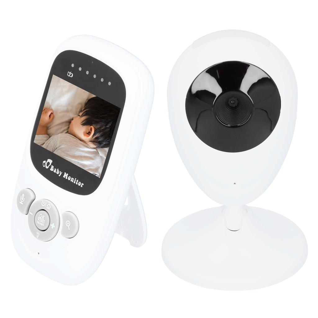 2.4G Wireless Baby Monitor Camera Infrared Night Vision 2-Way Audio Temperature Alarm