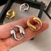 2025 Высококлассные серьги-капли из металла в европейском и американском стиле с уникальными ушными пряжками