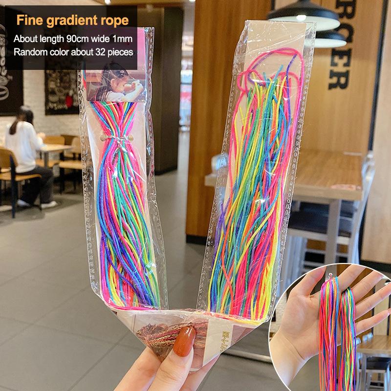 90 см Разноцветные 16-30 шт. Веревки для плетения кос, пряди для африканских кос, для девочек, для DIY, для плетения хвостиков, женские аксессуары для укладки волос