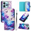 Dream Butterfly Forest Luxury Painted Leather Case Wallet Book Style Cover for ZTE Blade A52,A53,A73,V50 Vita,V40S,V60,A35,A55,A75...