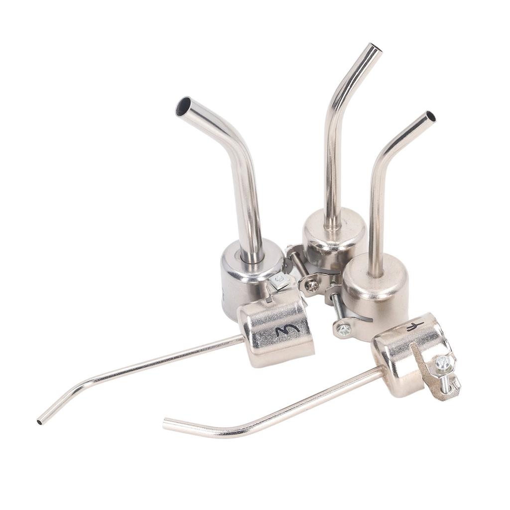 5 шт. Насадка для термофена Алюминиевый сплав Изогнутая насадка для горячего воздуха Наконечник Аксессуар для паяльной станции для 850