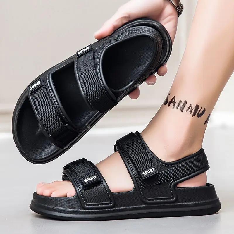 Fashion With Platform Shoes for Men Height Beach Velcro High Quality Buy Luxury Designer On Offer Original Comfortable Adult Man Sandals