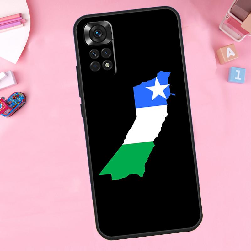 Puntland State Somali Flag For Xiaomi Redmi Note 13 10 12 11 14 15 Pro Plus Phone Case For Redmi 15 13C 12C 14C 10C 15C