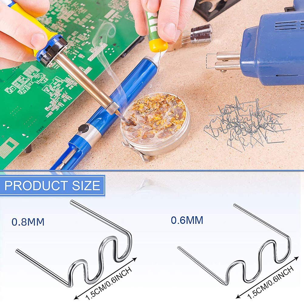 1000PCS Plastic Welder Repair Wave Staples for Welding Tool Kit