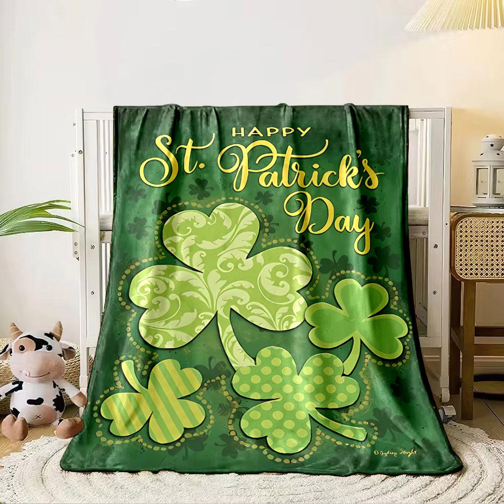 St. Patrick's Day Blanket for all seasons blanket lunch break throw gift