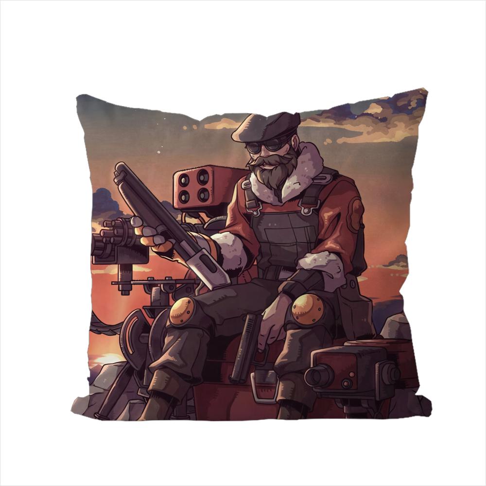 Игровой Наволочка Team Fortress 2 Для Автомобиля Дивана Декоративная Домашняя Двусторонняя Печать Плюшевая Квадратная Подушка Декоративная Наволочка