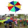 4 Colors Kid Parachute with Handles Outdoor Games Toy