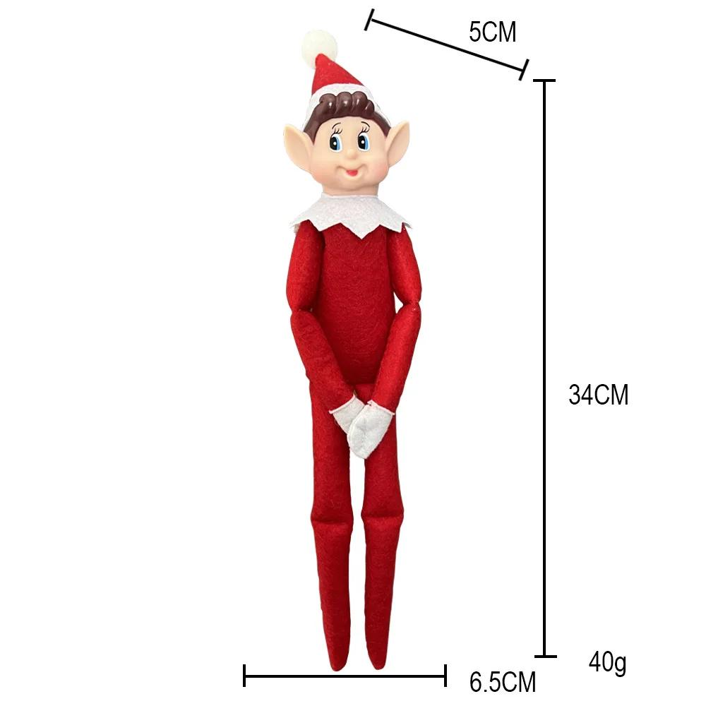 Christmas Cute Christmas Elf Doll Accessories Ornament Car Interior Bedroom 2025 New Halloween Day Decoration Home Kid Gifts