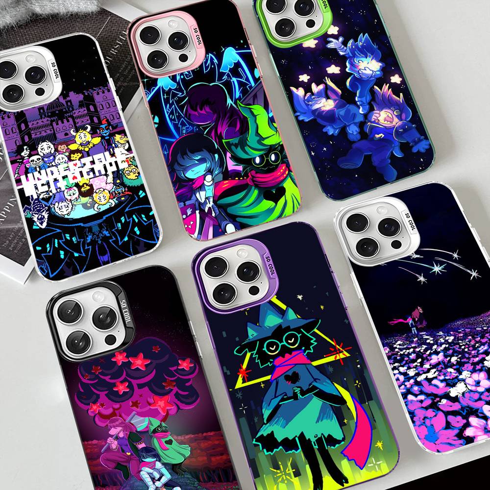 Чехол для телефона Deltarune Ralsei Для iPhone 17 16 15 14 13 12 11 Pro Max Plus Цвет Серебряный Чехол