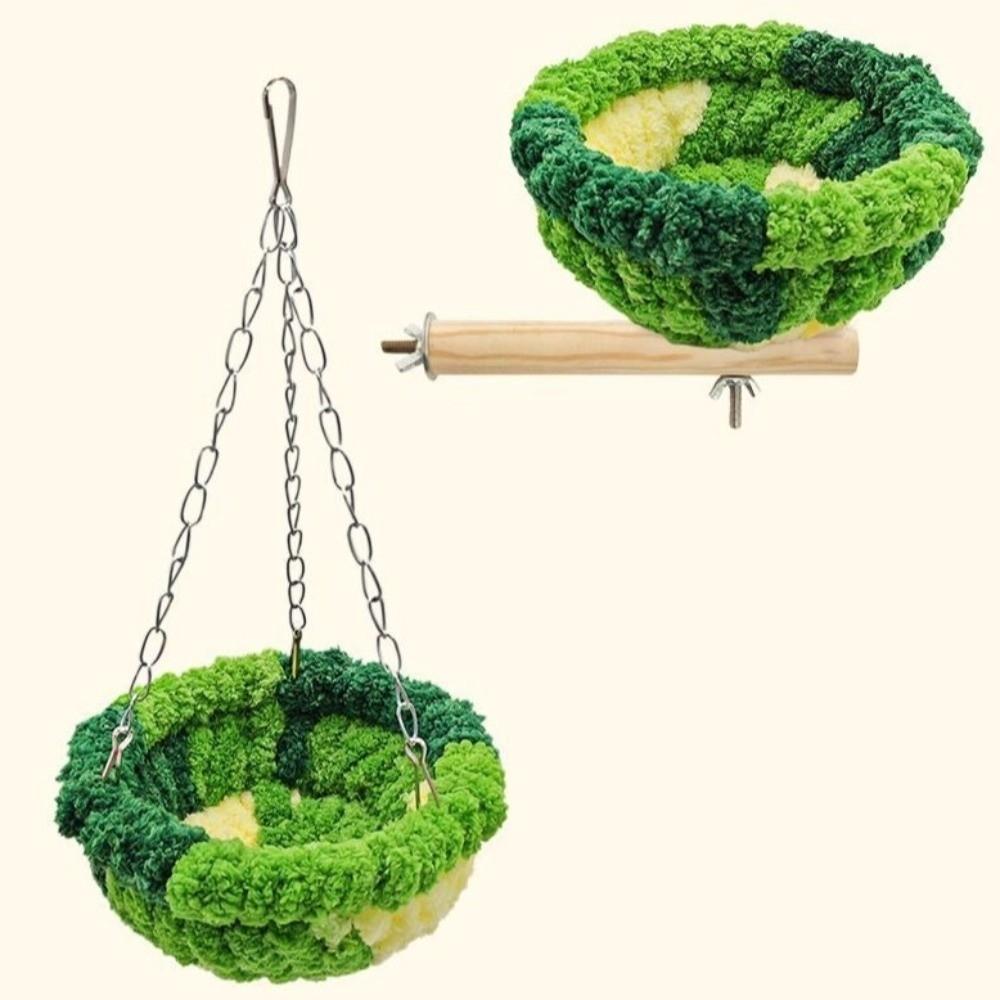 Hanging Bird Hammock Comfortable Bird Cage Swing New Warm Bird Nest Pet Supplies