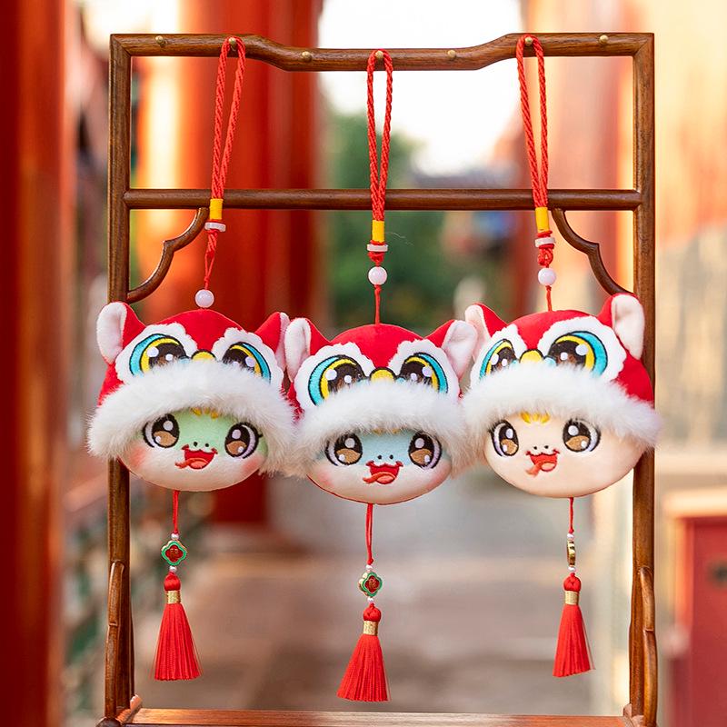 2025 Год Змеи Зодиакальная Плюшевая Игрушка-Талисман - Праздничный Подвесок и Подарок для Ежегодного Собрания