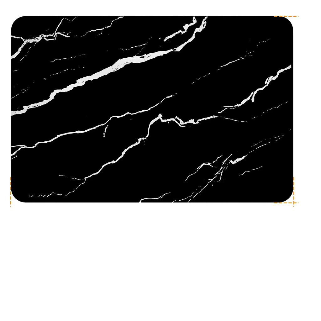 Мраморный коврик для сушки посуды для кухни, золотисто-серый мрамор, подкладка для посуды, коврик для сушки посуды, абсорбирующий, быстросохнущий, для кухни