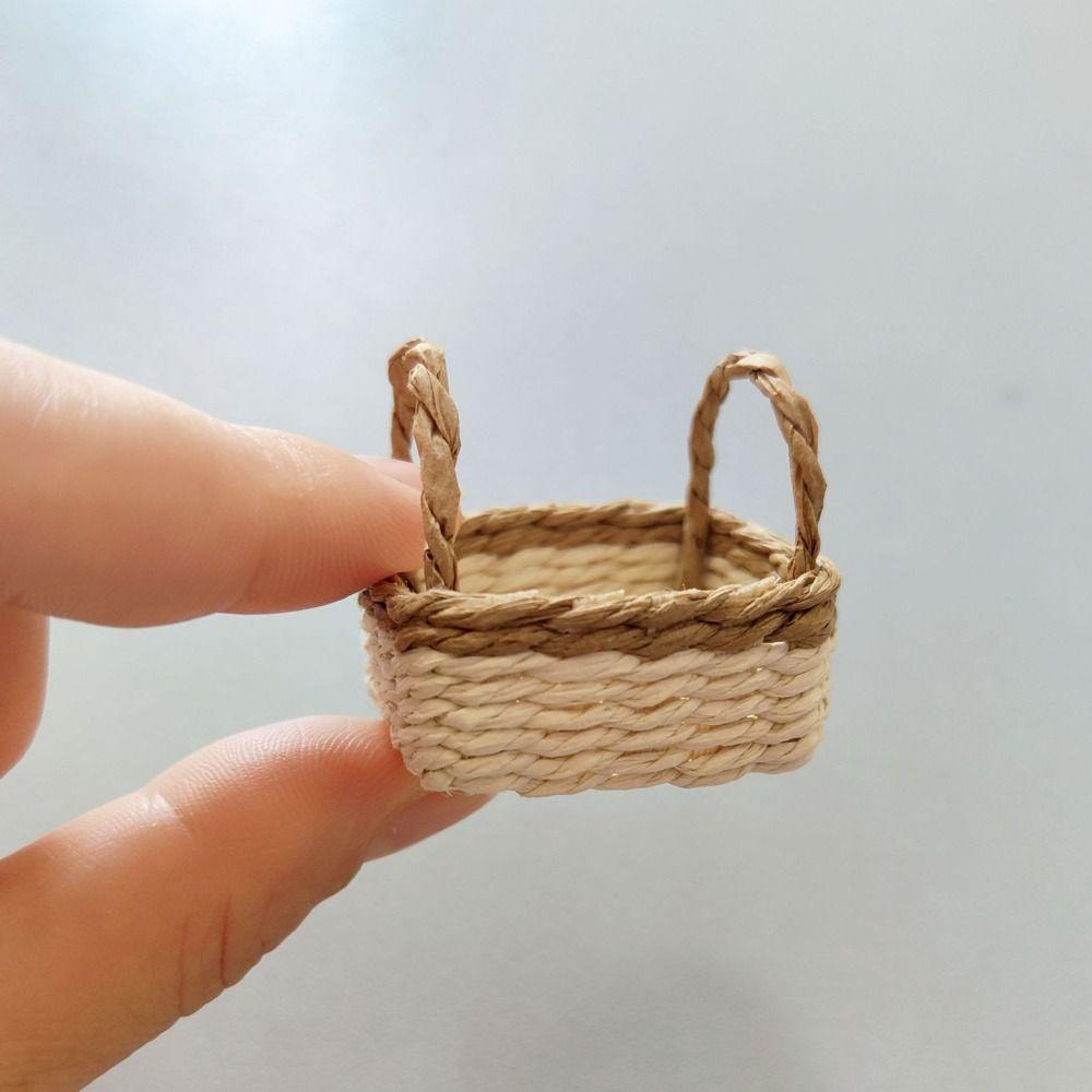 Mini Miniature Dollhouse Basket Fashion Children's Day Decoration  For BJD Dolls/for Ob11 Dolls