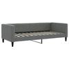 VidaXL Daybed with Mattress Dark Grey 90x200 Cm Fabric 3196561