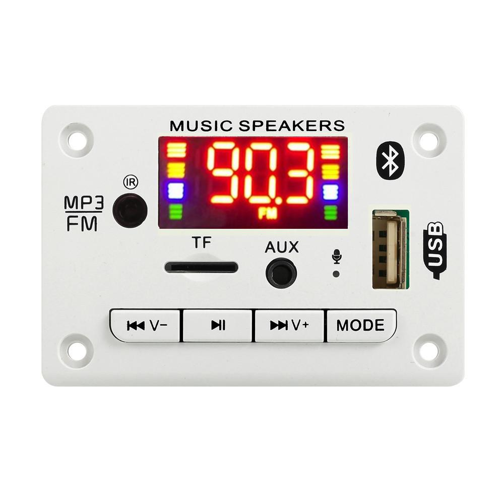 5 В 12 В MP3 Декодер Плата Декодирования Модуль Bluetooth 5.0 Автомобильный USB MP3 Плеер WMA WAV Слот для TF-карты / USB / FM Пульт Модуль