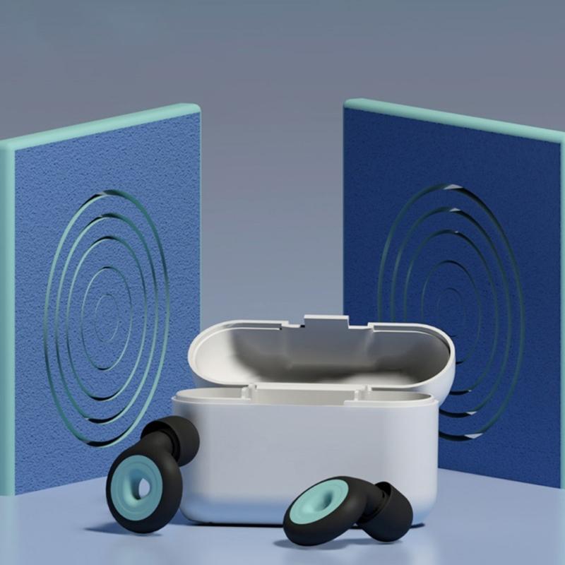 Noise Reduction Silicone Earplugs Anti-noise Hear Protect Ear Plugs Isolate the Noise for Sleep at Ease Working Ear Plug