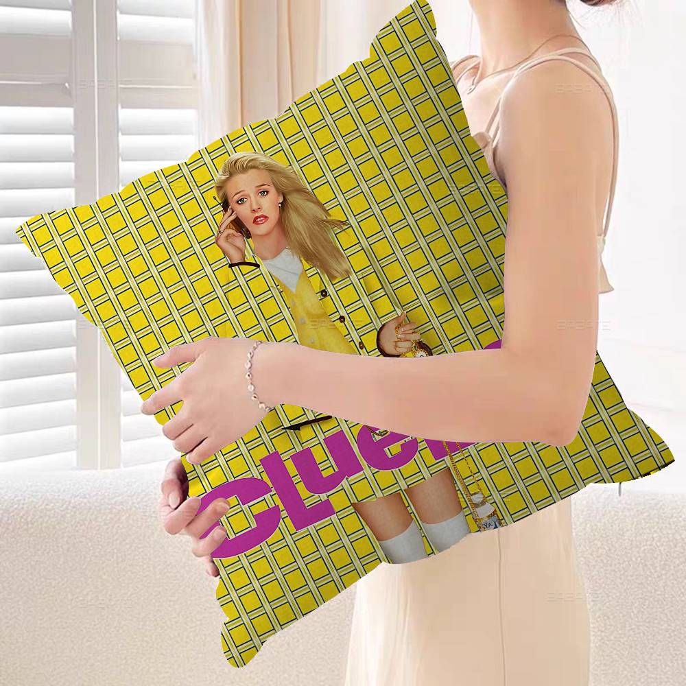 Canvas Painting Pictures Clueless Movie Pillow Gifts Home Office Furnishings Bedroom Sofa Car Cushion Cover Case 45x45cm