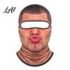 Outdoor Sports Headwear for Winter Velvet Funny Face Mask Full Protection Warm Windproof Balaclava Balaclava Men Women Breathable Skin Friendly Head