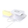 Plastic Multi Functional Desktop Charger Fast Charging Wireless Charger Clock  Home Office