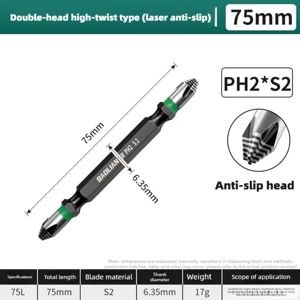 Impact Resistance Magnetic Hex Bit Cross Drill Bit For Electric Driver Power Tools