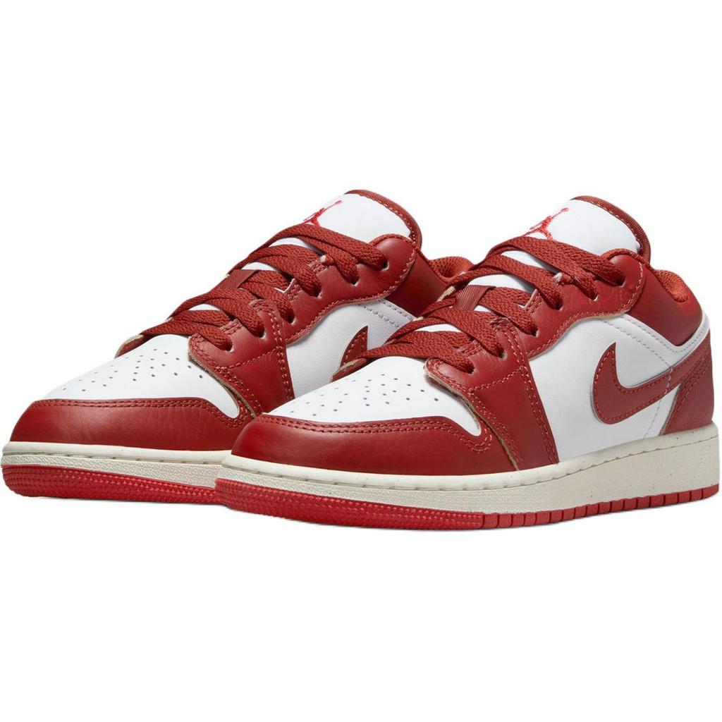 Детские кроссовки Air Jordan 1 Low SE GS Dune Red White Lobster Sail FJ3465-160