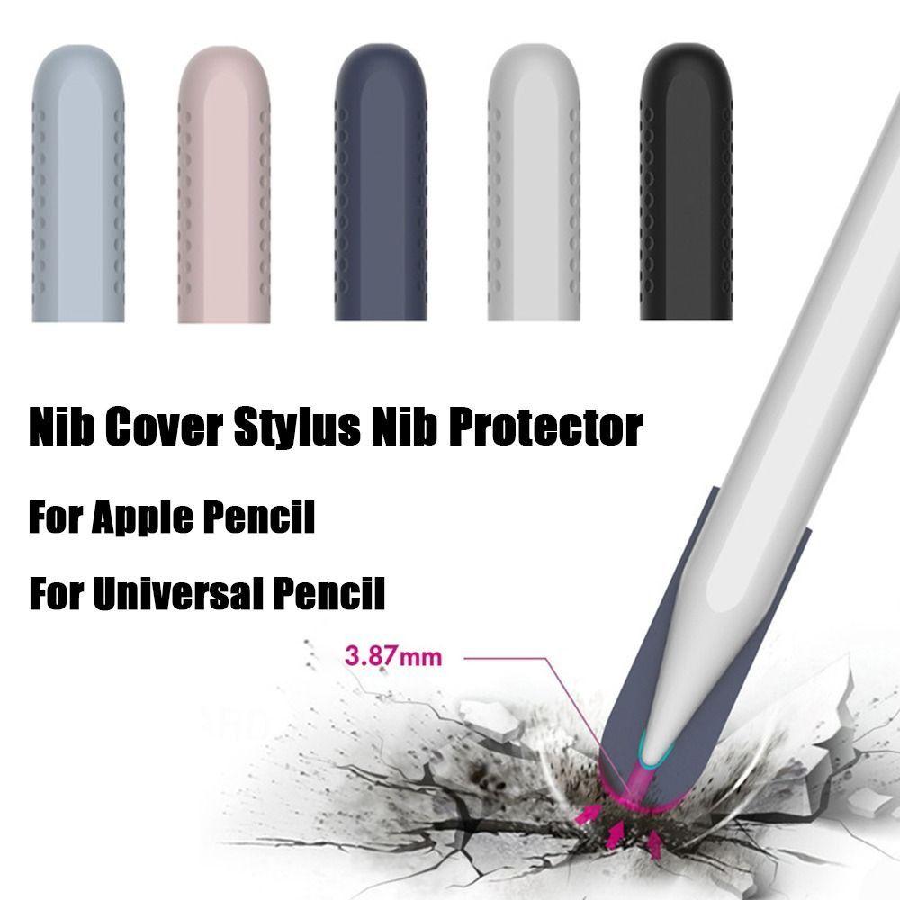 Hollow Sleeve Stylus Tip Protector Soft Silicone Pen Tip Cover for Apple Pencil Universal