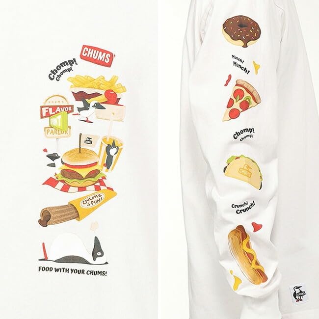 Retro Fast Food Black [Chums] L/S T-Shirt Men's