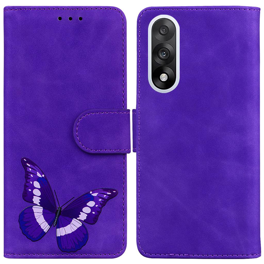 For OnePlus Nord 5 5G Stand Case PU Leather Phone Cover Butterfly Printed