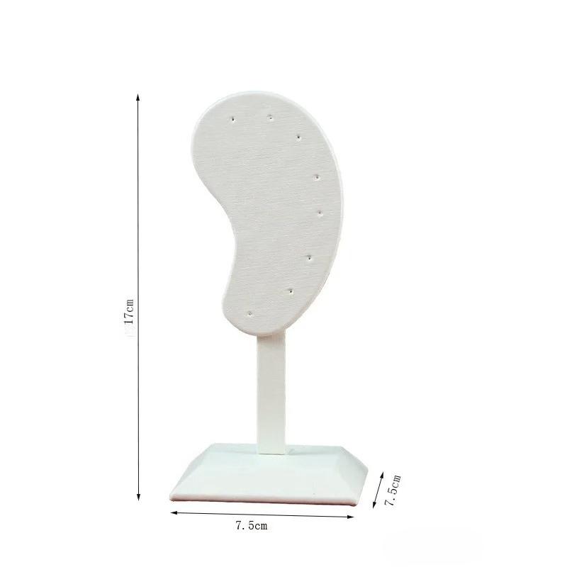 1 шт. Подставка для серег Модная подставка в форме уха для клипс-гвоздиков для серег, органайзер для украшений, держатель, подставка для серег, подвесок, ювелирная стойка, модель уха