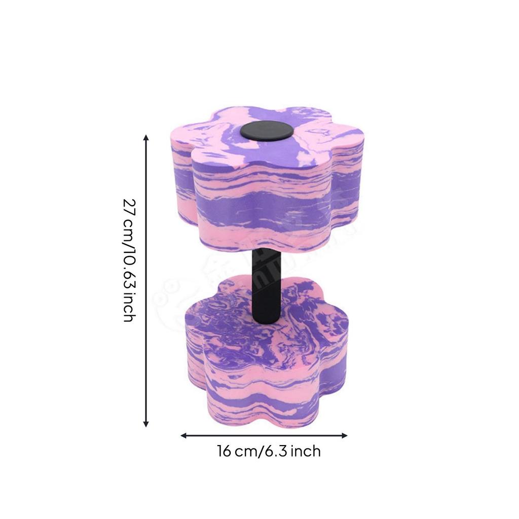 Foam Water Dumbbell Marbled with Cushioned feelGrip Aquatic