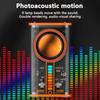 Прозрачный механический беспроводной динамик Bluetooth Звук Свет Ритм Сабвуфер TWS Стерео Киберпанк Музыкальный центр Громкая связь