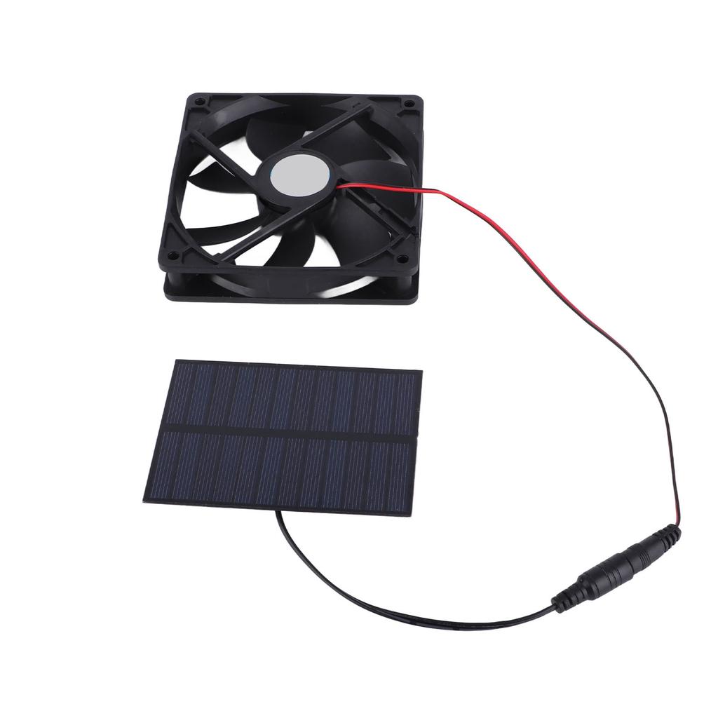Вентилятор на солнечной панели Профессиональный комплект вытяжного вентилятора на солнечной энергии для курятников теплиц сараев домашних животных