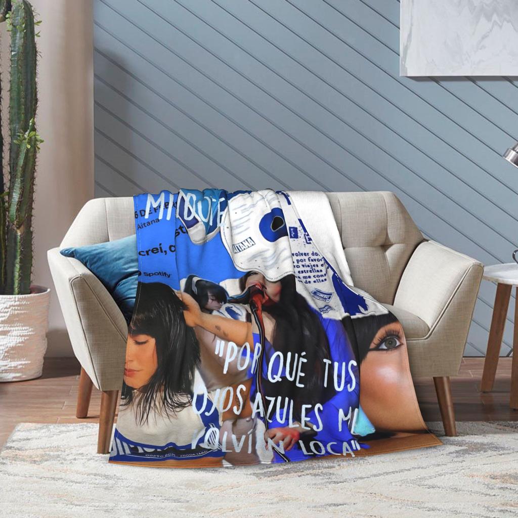 Aitanaed Singer Alpha Album Blanket Warm Cozy Fluffy  Throw Blankets for Bed 50x60 Inch Multiple Sizes Bedding Throws