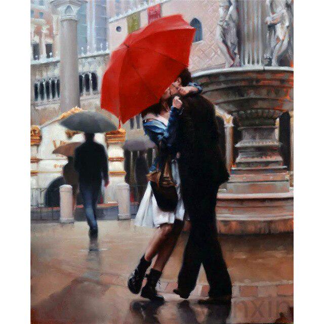Алмазная картина с круглыми камнями Пара картинок из стразов Алмазная алмазная вышивка