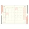 Midori Double Schedule Limited Bookmark 22385006 October Planner, 2026, B6, Monthly, Edition, Included, Money, Pink, (Starts 2025)