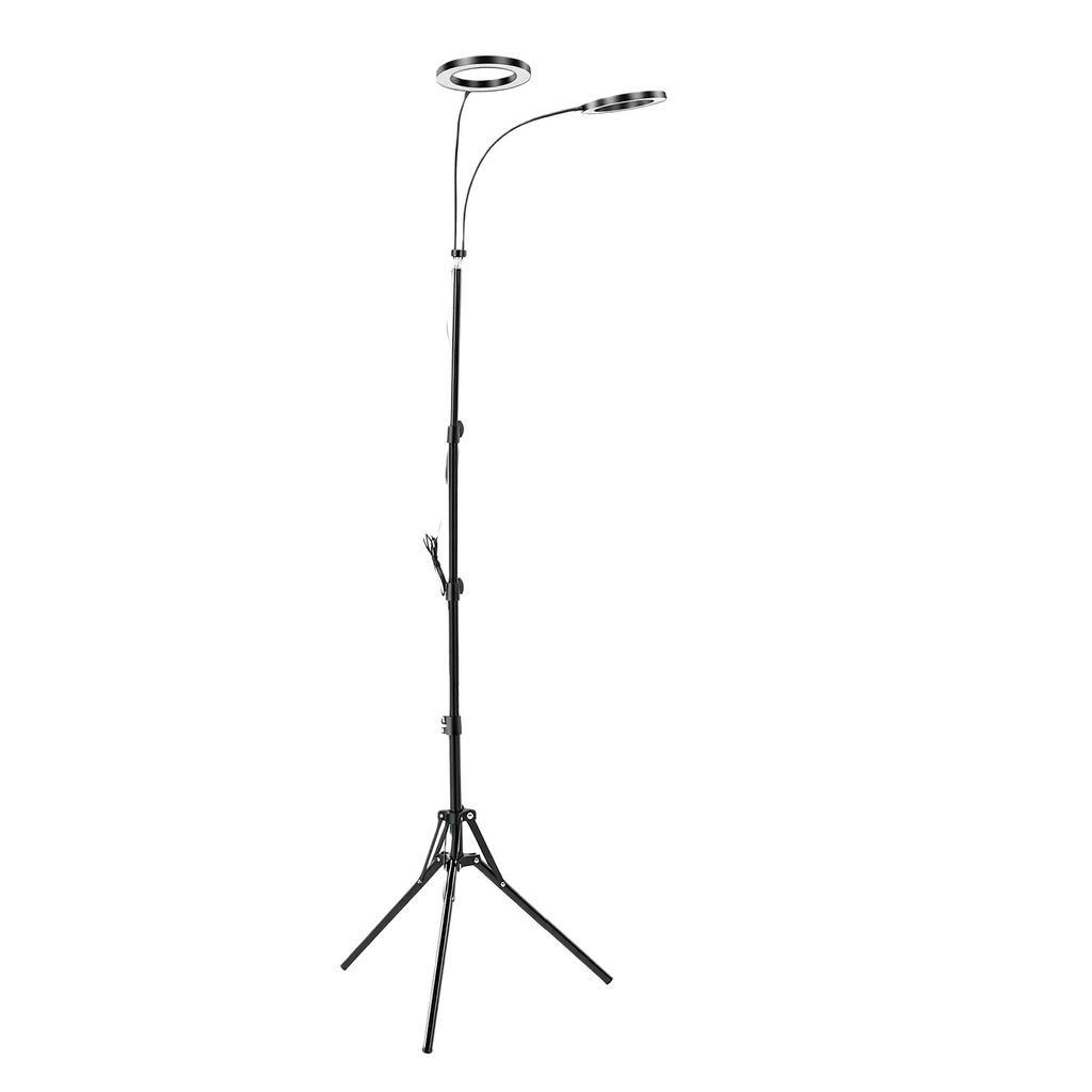 Indoor Plant Growing Light Telescopic Tripod Stand LED Plant Light with 3 Timing Modes 6 Brightness Levels for Indoor Plant