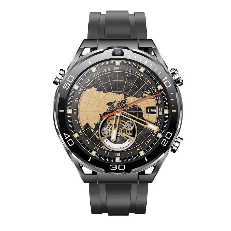 Умные часы 5G Wifi DDR4 6+128G GPS SIM-карта Умные часы 4G телефон часы 1,5-дюймовый AMOLED двойная камера 6G+128G память