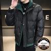 Мужская модная короткая ветрозащитная пуховая куртка - Теплая, универсальная, повседневное зимнее пальто