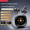 Беспроводная Bluetooth-гарнитура Newman CT11 с креплением на ухо и функцией перевода с помощью ИИ