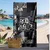 Sex Pistols Custom Beach Towel, Print Your Name Text Lightweight Absorbent Towel for Swimming Travel