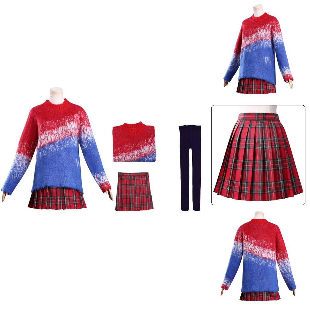 Косплей-свитер «Семейка Аддамс 2» с принтом для костюмированных мероприятий на Хэллоуин