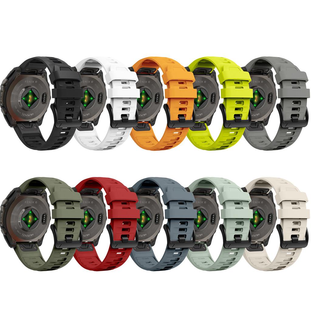 Быстросъемный силиконовый ремешок 22 мм 26 мм для Garmin Fenix 8 51 мм 47 мм Fenix 7 7X 6 6X Pro/Epix Pro Gen 2/Fenix 5 5X Fenix 3