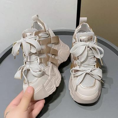 Кроссовки на высокой платформе женские на толстой подошве спортивные женские кроссовки вулканизированная обувь женские массивные кроссовки zapatillas mujer