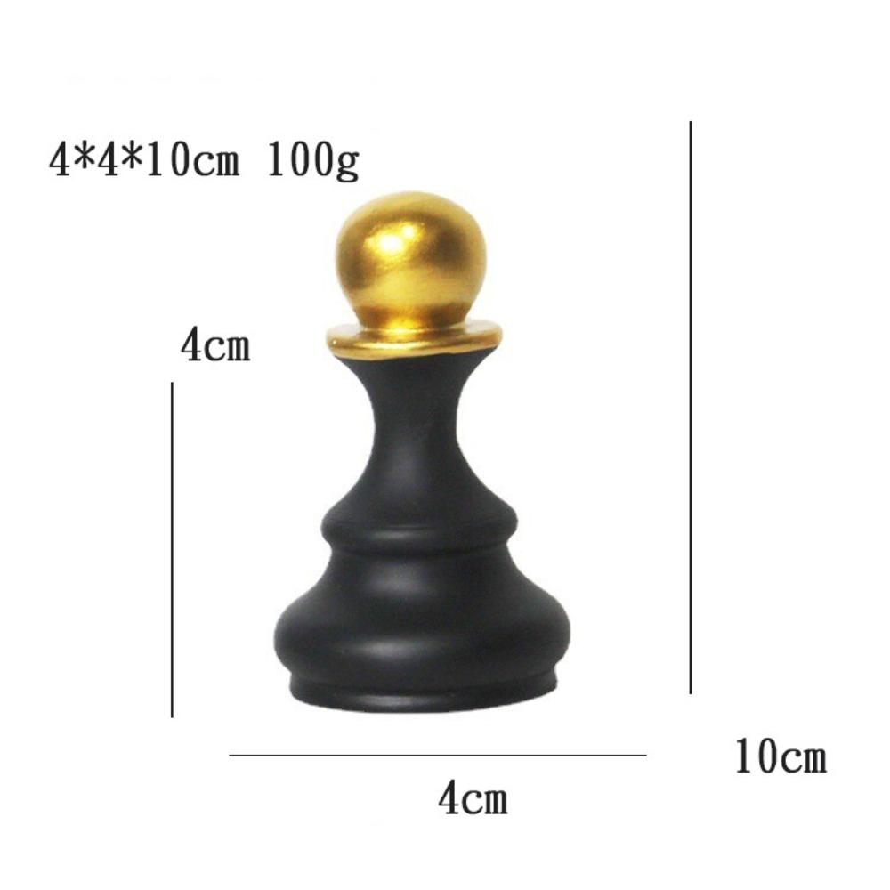 Collection Objects International Chess Ornaments Resin Chess Games Statue  Home Decor