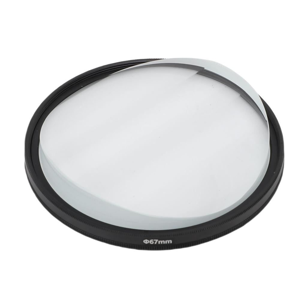 67 мм Фильтр движения по центру поля Многослойное покрытие Водонепроницаемый Нескользящая текстурированная линза для камеры
