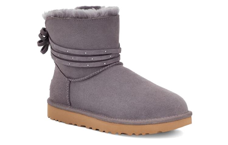 Женские кроссовки UGG Mini Bailey Bling Bow 'Серый' Женские