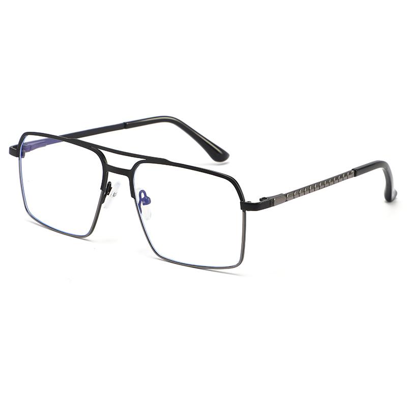 Square Large Frame Men's Glasses - New Classic Men's Eyeglass Frame - Anti-blue Light Glasses6004