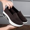 Women’s Black Running Sneakers Casual Red Sport Shoes Coffee Thick Sole Height Increase Platform Shoes Over Sized