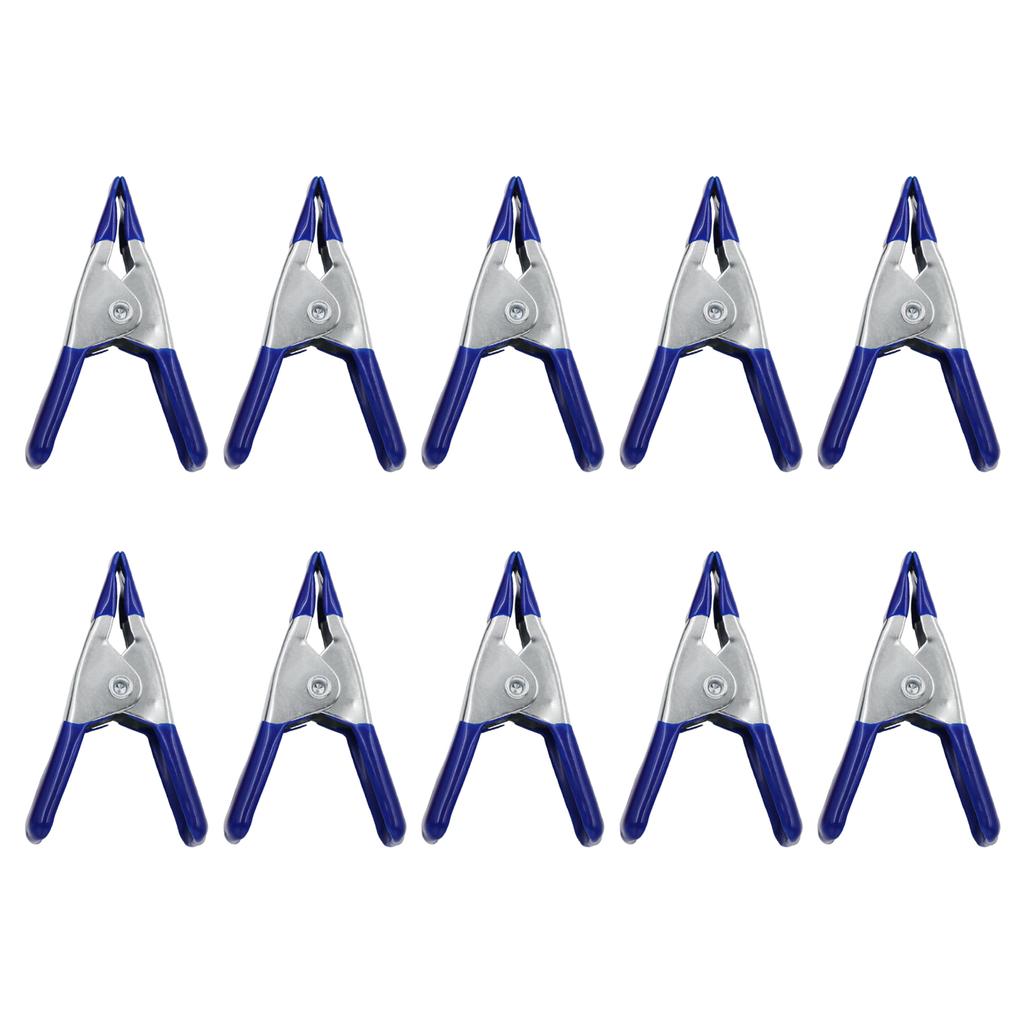 10Pcs 2 Inch Metal A-Shaped Spring Clip Multi-Purpose Woodworking Electrician Powerful Spring Clamps A Clip Hand Tools