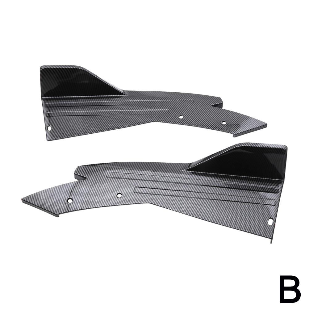 Универсальный протектор заднего бампера Canards Splitter Боковая защита бампера Наклейка на автомобильная защита Аксессуары Крышка Юбка Комплекты кузова